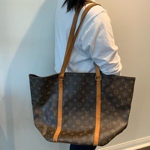 Authentic Louis Vuitton Sac Shopping Tote RARE BAG